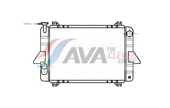 Radiator, engine cooling DN2088 Ava Quality Cooling