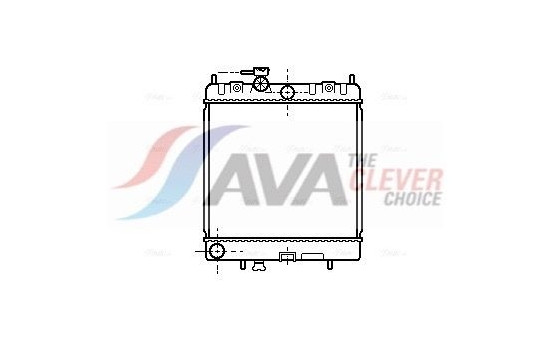 Radiator, engine cooling DN2130 Ava Quality Cooling