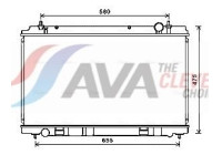 Radiator, engine cooling DN2400 Ava Quality Cooling