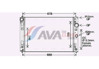 Radiator, engine cooling DN2450 Ava Quality Cooling