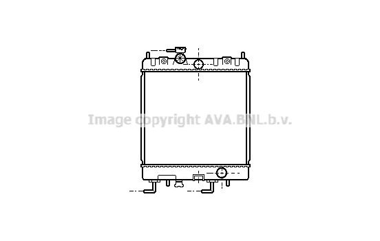 Radiator, engine cooling DNA2168 Ava Quality Cooling