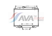 Radiator, engine cooling DNA2262 Ava Quality Cooling