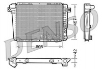 Radiator, engine cooling DRM05070 Denso