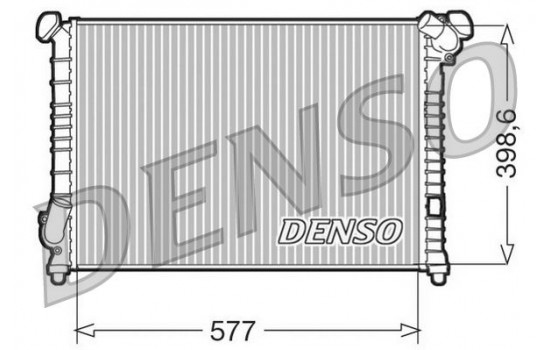 Radiator, engine cooling DRM05102 Denso