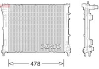 Radiator, engine cooling DRM09043 Denso