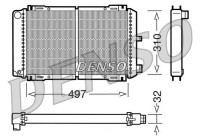 Radiator, engine cooling DRM10031 Denso