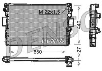 Radiator, engine cooling DRM12003 Denso