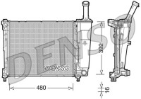 Radiator, engine cooling DRM13016 Denso