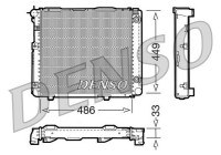 Radiator, engine cooling DRM17067 Denso