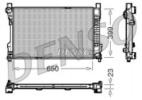 Radiator, engine cooling DRM17081 Denso