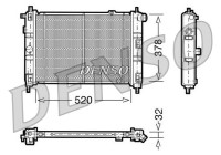 Radiator, engine cooling DRM20030 Denso