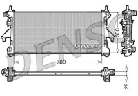 Radiator, engine cooling DRM21101 Denso