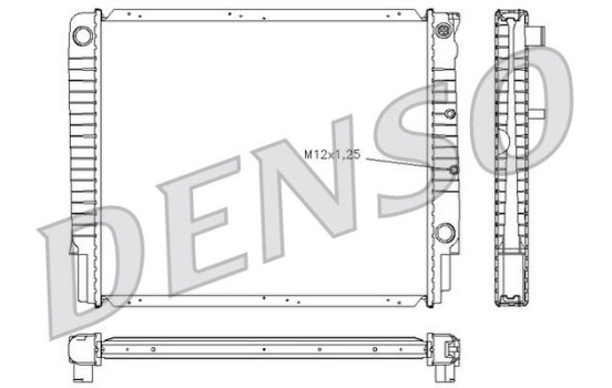 Radiator, engine cooling DRM33036 Denso