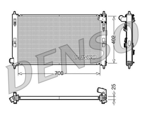 Radiator, engine cooling DRM45032 Denso