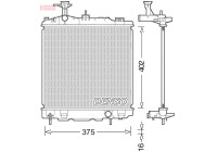 Radiator, engine cooling DRM45041 Denso