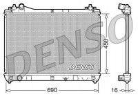 Radiator, engine cooling DRM47016 Denso