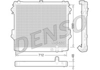 Radiator, engine cooling DRM50074 Denso