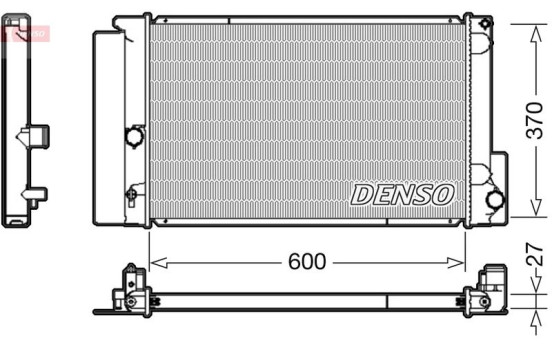 Radiator, engine cooling DRM50087 Denso