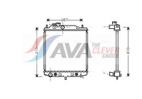 Radiator, engine cooling DU2048 Ava Quality Cooling