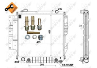 Radiator, engine cooling EASY FIT