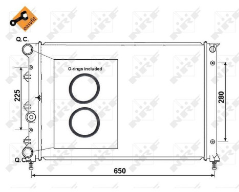 Radiator, engine cooling EASY FIT, Image 5