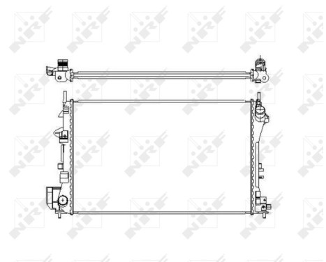 Radiator, engine cooling EASY FIT