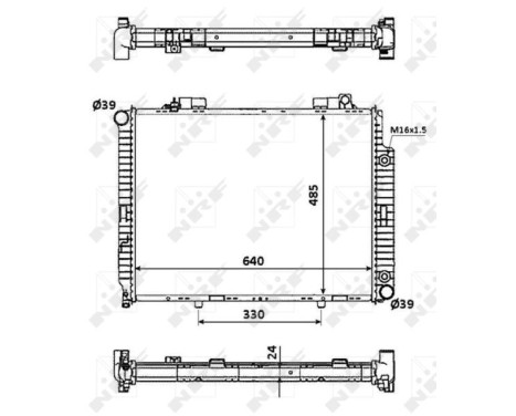 Radiator, engine cooling EASY FIT, Image 4