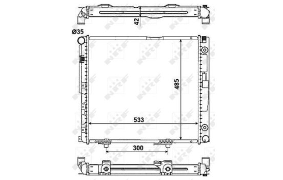 Radiator, engine cooling EASY FIT, Image 5