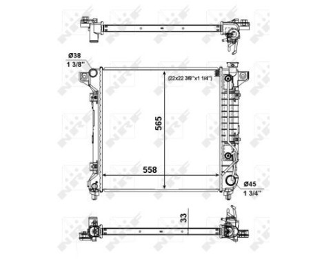 Radiator, engine cooling EASY FIT, Image 5