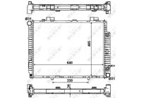 Radiator, engine cooling EASY FIT