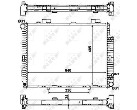 Radiator, engine cooling EASY FIT, Image 3