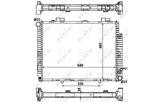 Radiator, engine cooling EASY FIT, Image 6
