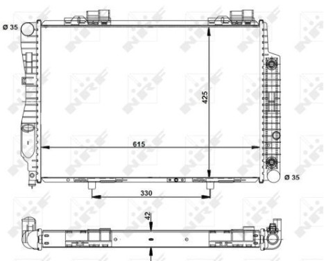 Radiator, engine cooling EASY FIT, Image 5