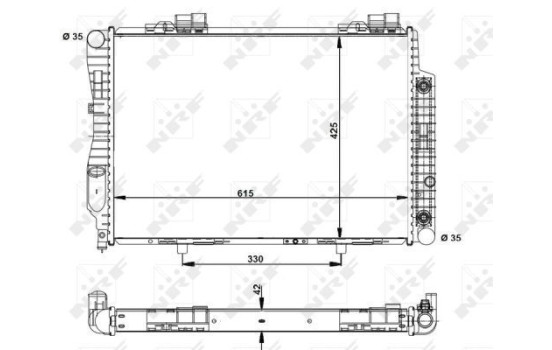 Radiator, engine cooling EASY FIT, Image 5