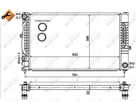 Radiator, engine cooling EASY FIT, Image 5