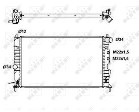 Radiator, engine cooling EASY FIT, Image 5