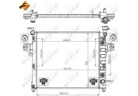 Radiator, engine cooling EASY FIT