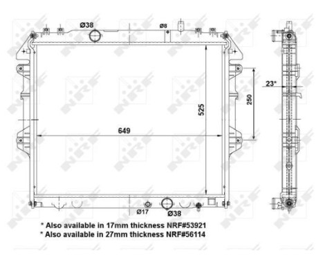 Radiator, engine cooling EASY FIT, Image 5