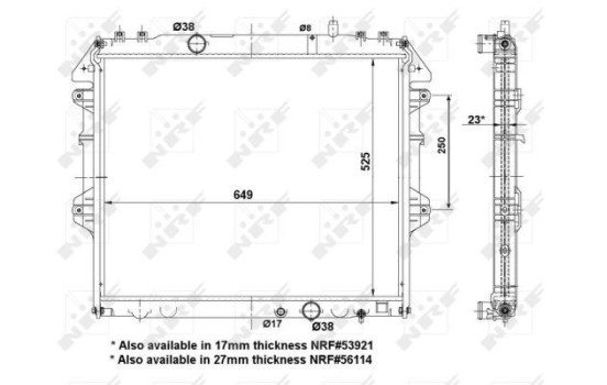 Radiator, engine cooling EASY FIT, Image 5