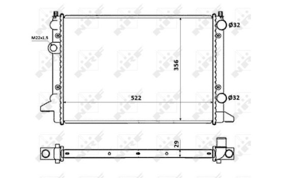 Radiator, engine cooling EASY FIT, Image 5