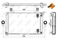 Radiator, engine cooling EASY FIT