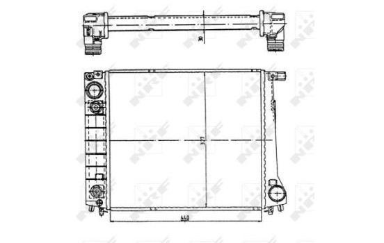 Radiator, engine cooling EASY FIT, Image 4