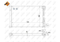 Radiator, engine cooling EASY FIT