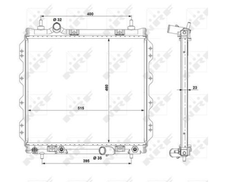 Radiator, engine cooling EASY FIT, Image 4