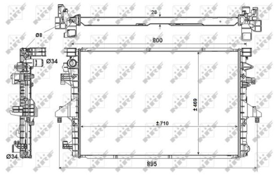 Radiator, engine cooling EASY FIT, Image 6