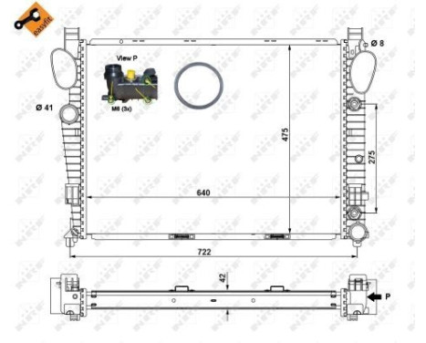 Radiator, engine cooling EASY FIT, Image 5