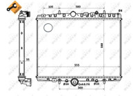 Radiator, engine cooling EASY FIT