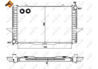 Radiator, engine cooling EASY FIT