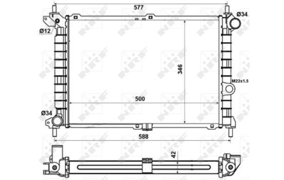 Radiator, engine cooling EASY FIT, Image 6