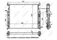 Radiator, engine cooling EASY FIT
